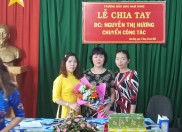 Chia tay đồng chí Nguyễn Thị Hương – PHT chuyển công tác