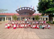 Ngày 08/05/2023. Nhà trường tổ chức cho các cháu 5 tuổi thăm quan trải nghiệm trường tiểu học Lương Thế Vinh